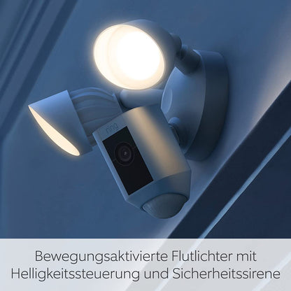 Ring Flutlichtkamera Plus Kabel – WLAN Aussenkamera