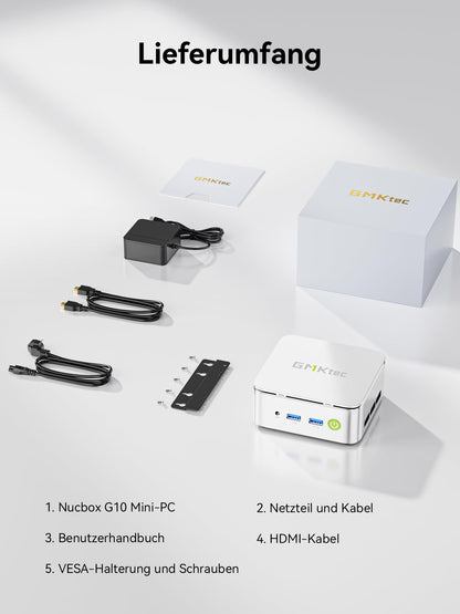 GMKtec NucBox G10 Mini PC - Ryzen 5 3500U, 16GB/512GB, W11 Pro