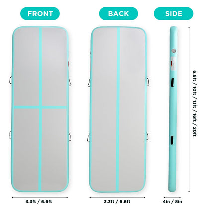 KIKILIVE Aufblasbare Gymnastik Air Track Matte 3M x 10CM