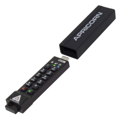 Apricorn Aegis Secure Key 3 NXC verschlüsselter USB-C Stick 128GB