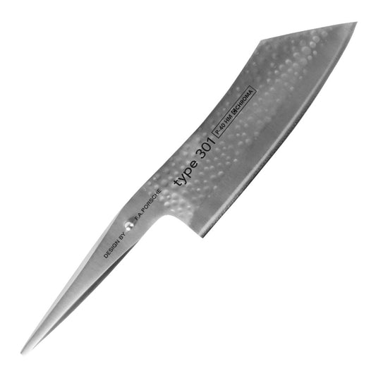 Chroma Type 301 HM Hakata Santoku Messer - 19cm Klinge. Edelstahlmesser zum präzisen Schneiden von Fleisch, Fisch und Gemüse.