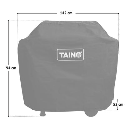 TAINO Basic Abdeckhaube für Gasgrill, schwarz, 142 x 52 x 94 cm