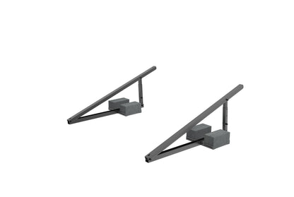 Solarway Balkonkraftwerk Halterung für 2 Solarmodule, 20-35°, schwarz