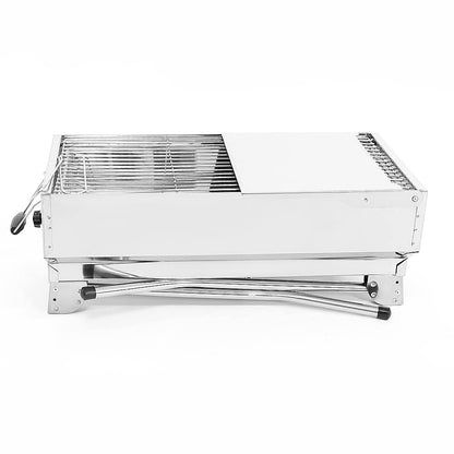 BEM Rambo Mangal Schaschlikgrill mit Motor, Powerbank und 11 Spiesse