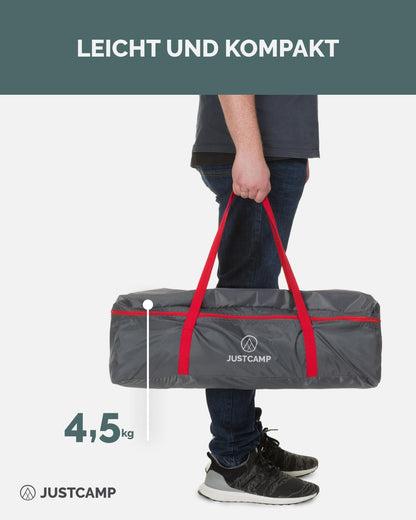 Justcamp Scott Campingzelt - Kuppelzelt 4 Personen Wasserdicht