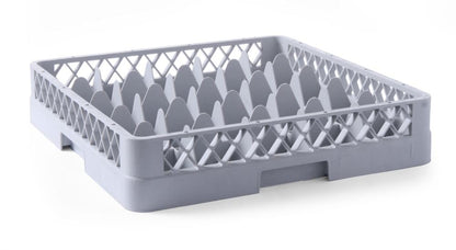 HENDI Gläserkorb 25 Fächer 50x50cm – Grau, 2er-Pack