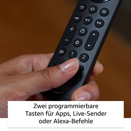 Amazon Alexa-Sprachfernbedienung Pro für Fire TV mit Remote Finder