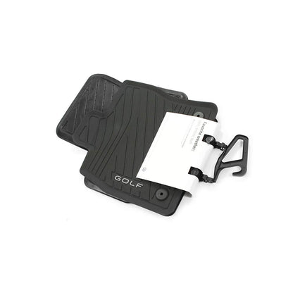 Volkswagen Golf Gummi Fussmatten Premium – 4er-Set mit Schriftzug