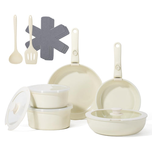 SwissCook Kochgeschirr-Set 16-tlg. – Antihaft Induktion abnehmbar