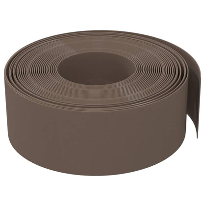 vidaXL Rasenkante Beetumrandung – Braun 10m x 20cm