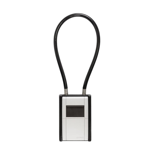 ABUS KeyGarage 797 FLEX Schlüsselkasten Zahlencode – Schwarz-Silber, rechteckig, zur sicheren Schlüsselübergabe per Zahlencode.