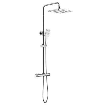 YOOZENA Duschsystem Komplettset mit Thermostat – Regendusche