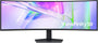 Samsung ViewFinity S95UC Curved Monitor 49 Zoll Ultrawide. Schwarzes gekrümmtes Display für Multitasking und immersive Inhalte.