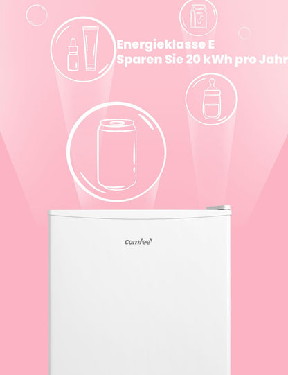 Comfee RCD50WH2(E) Mini Kühlschrank 43 L mit Chiller Box, Weiss