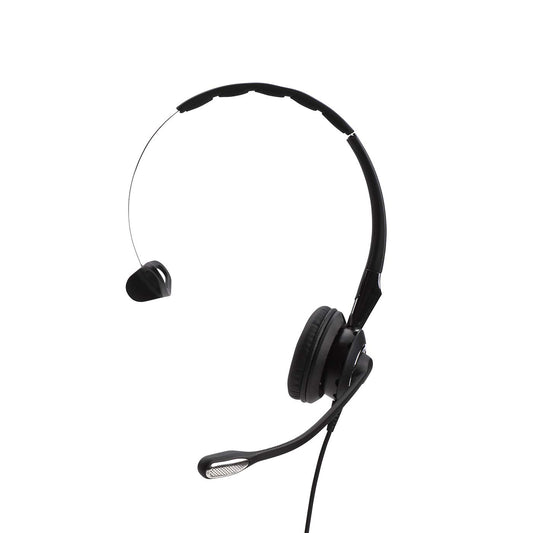 Jabra Biz 2400 II USB-A CC UC On-Ear Noise-Cancelling Mono Headset. Dunkelgraues On-Ear Mono-Headset mit Mikrofonarm für PC-basierte Telefonie und UC/CC.