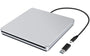 NOLYTH Externes CD/DVD Laufwerk USB-C Slot-in Brenner für Mac & PC mit Aluminiumgehäuse