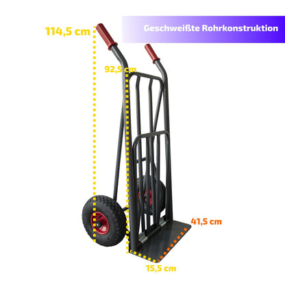 Ravendo Profi Sackkarre klappbar - 250kg Grau Easy-Tip