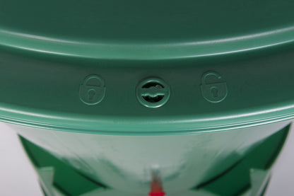 Kreher Regentonne 310 Liter mit Stand, Wasserhahn und Deckel, Grün
