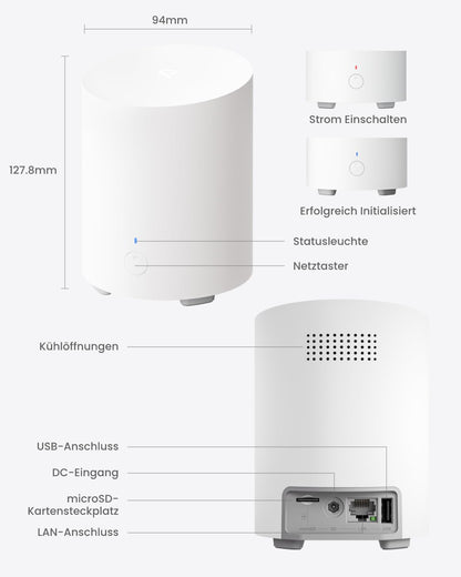 Reolink Home Hub Mini – Sicherheitszentrale mit lokalem Speicher