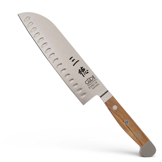 GÜDE Santoku ALPHA OLIVE geschmiedet - 18 cm Olivenholz