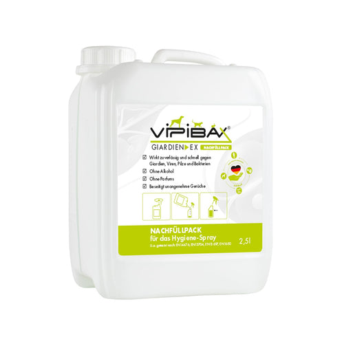ViPiBaX Giardien Ex Hygiene-Spray Nachfüllpack 2,5 L Geruchsentferner