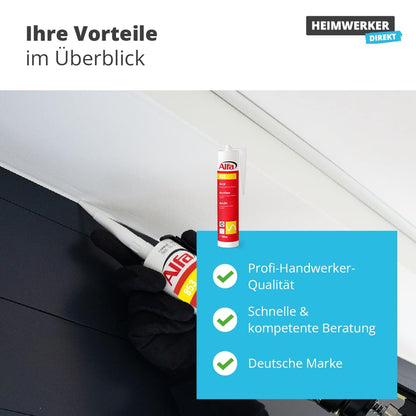 Alfa Acryl-Dichtstoff 310 ml weiss, 20 Kartuschen, Maler-Acryl