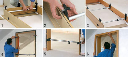 BESSEY Türfuttermontagestrebe TMS-SET, Türfutterstrebe 2 Stück