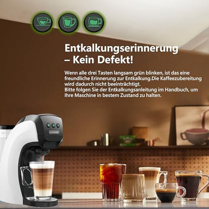 Warriors1 5in1 Kaffeemaschine Kapselmaschine – 20 Bar