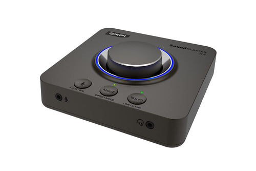 Creative Sound Blaster X4 externe 7.1 USB-Soundkarte mit Super X-Fi für PC und Mac