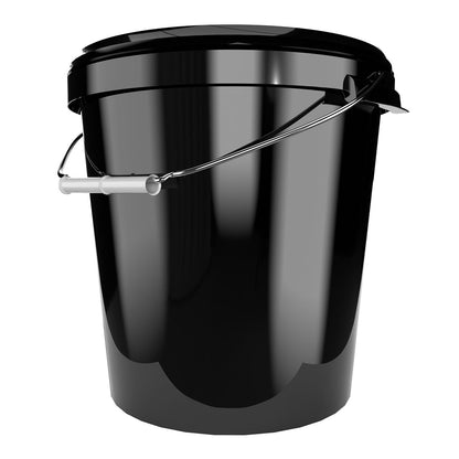 ProfiLager Vorratseimer 30L mit Deckel - Schwarz (100er Set)