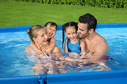 Bestway Steel Pro Frame Pool eckig blau 300x201x66cm ohne Pumpe