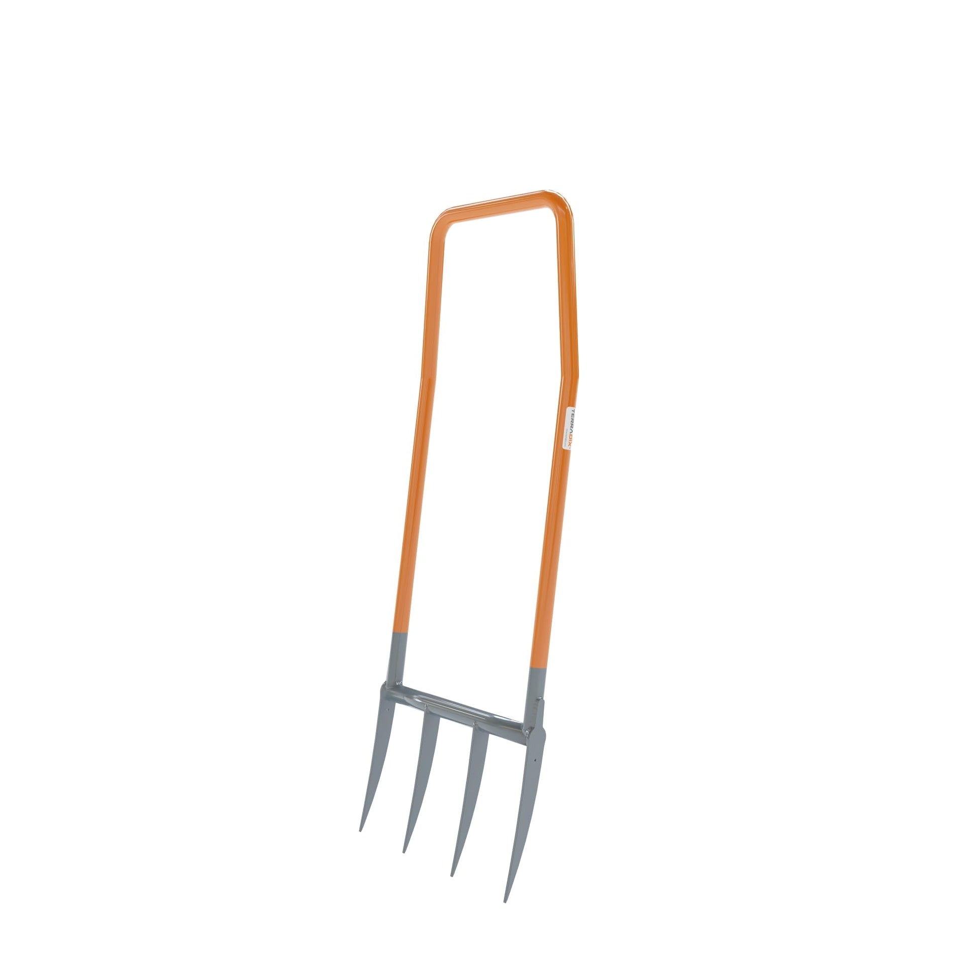 Terradix Broadfork 4x250 Doubleshaft Doppelgrabegabel 40 cm aus Werkzeugstahl mit umlaufendem Griffrohr
