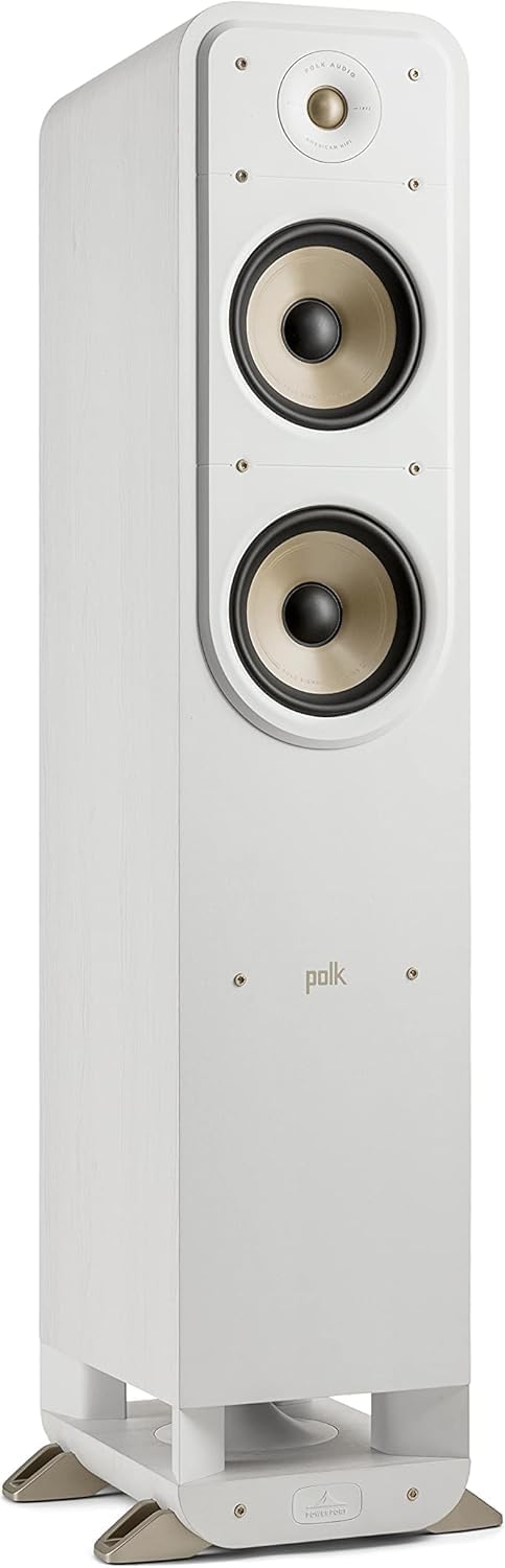Polk Audio Signature Elite ES55 Hi-Res Heimkino Standlautsprecher. Schwarzer Standlautsprecher für hochauflösenden Heimkino-Klang.