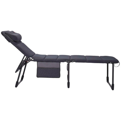 Crespo AP363 XL Air Deluxe Sonnenliege Alu - Grau