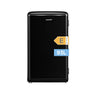 Comfee RCD93BL2EURT(E) Retro Kühlschrank, 93 Liter, Schwarz