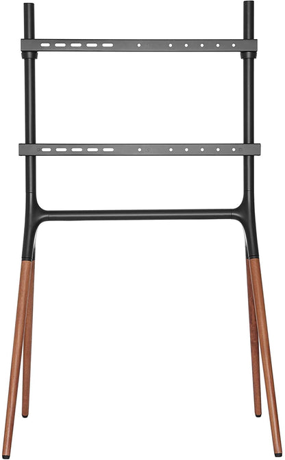 TECHLY 107241 TV-Bodenständer Staffelei 49-70 Zoll - Dunkler Walnuss