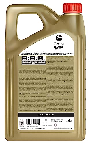 Castrol EDGE 0W-20 V Motorenöl – VW 508 88 / 509 99, 5L