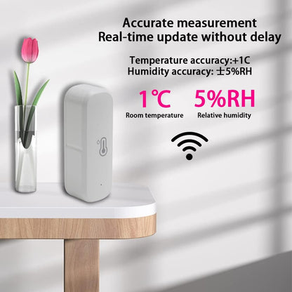 Tuya Smart Raumthermometer Hygrometer Sensor kabellos – 6er Set