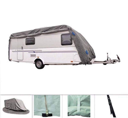 Wohnwagen Schutzhülle Abdeckhaube - Grösse M (550x250x220cm)