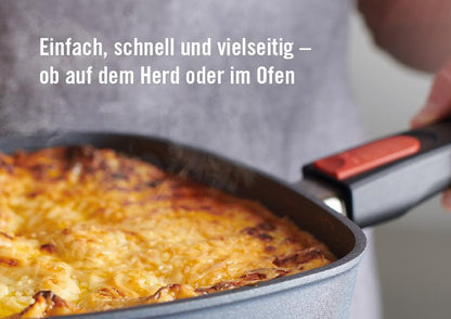 Woll Diamond Lite Viereckpfanne 28x28 cm – Antihaft, abnehmbarer Stiel