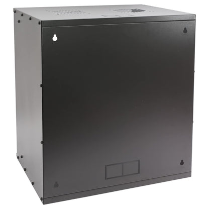 HMF 65712-02 Netzwerkschrank 19 Zoll - 12 HE 400mm Tiefe Schwarz