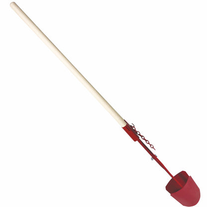 BauSupermarkt24 Erdlochschaufel Gr. 2 Lochspaten 15-32 cm Stahl