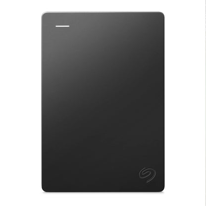 Seagate Portable Drive Tragbare externe Festplatte - 2TB. Schwarzes, rechteckiges Gehäuse zum Speichern und Übertragen von Daten für PCs und Laptops.