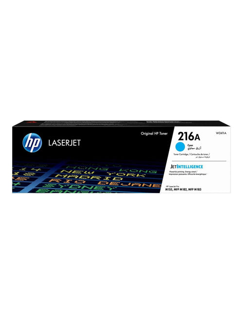 HP 216A (W2411A) Original Cyan Toner für Color LaserJet Pro: Cyanfarbene Kassette zur Erzeugung von Cyan-Drucken.
