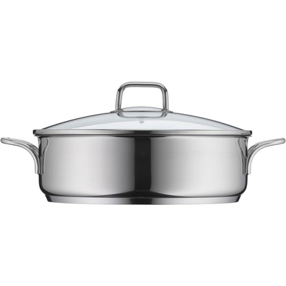 WMF Schmorpfanne 28 cm, Induktion Antihaft, hoher Rand, Deckel