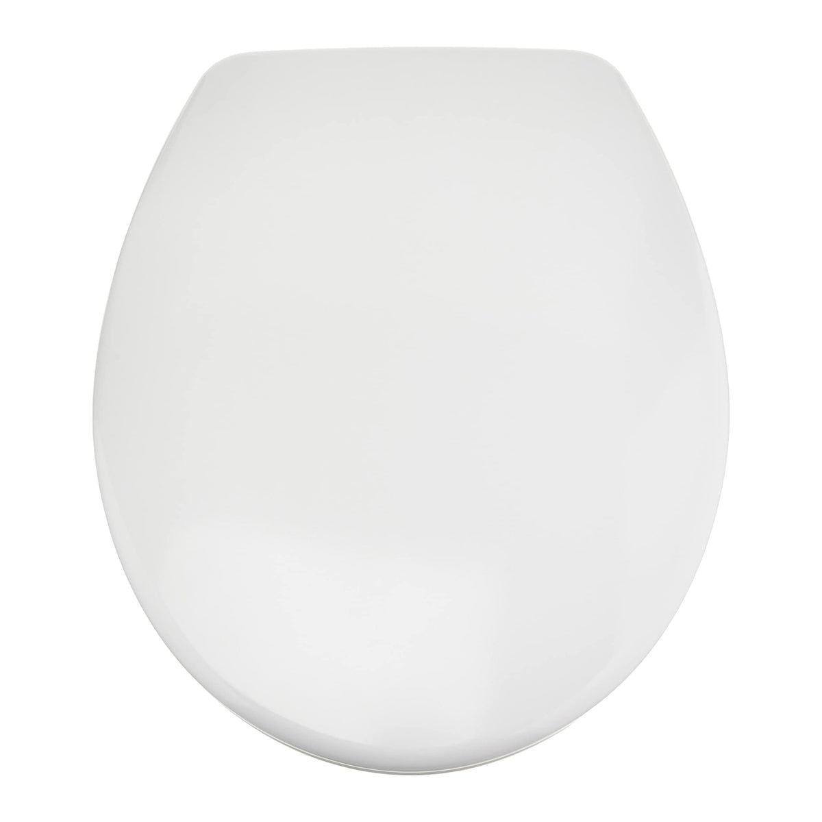 Amazon Basics WC-Sitz oval mit Absenkautomatik, Urea, weiss, glatte Oberfläche