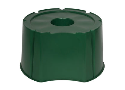 Kreher Regentonne 310 Liter mit Stand, Wasserhahn und Deckel, Grün