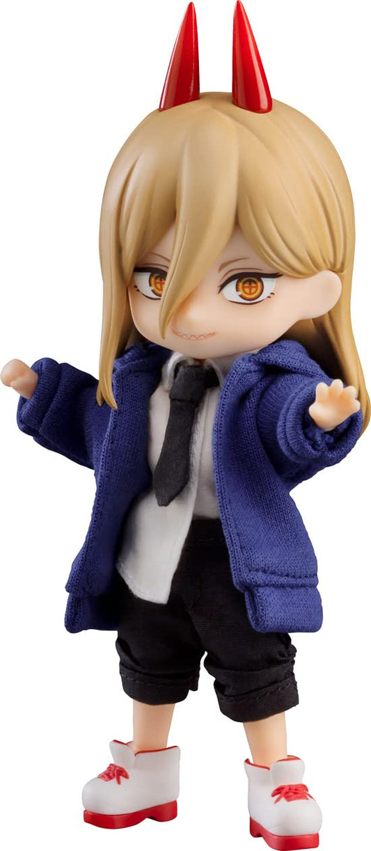 Nendoroid Doll Power – Chainsaw Man Sammlerfigur 14 cm. Chibi-Gelenkpuppe von Power, detailgetreu. Zum Sammeln und Präsentieren.