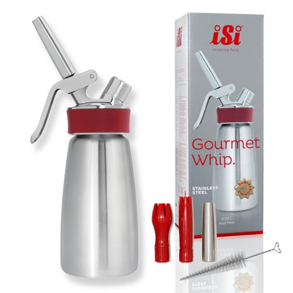 ISI Gourmet Whip Plus Sahnespender Edelstahl 0.25 L