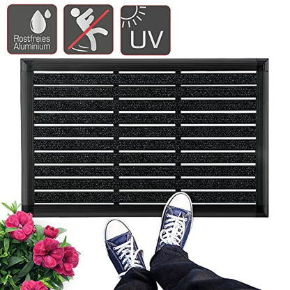 bomoe AluGant Fussabtreter Aussen 50x80 cm Anthrazit